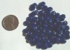 100 2x6mm Opaque Navy Rondelle Beads
